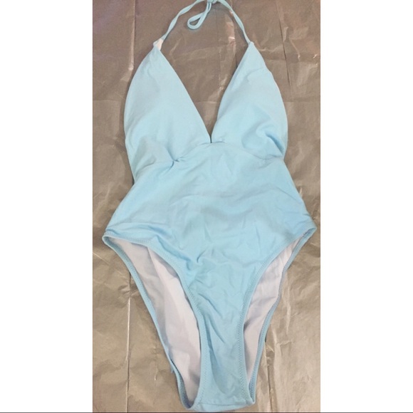one piece baby blue bathing suit🦋🦋 - Picture 4 of 4